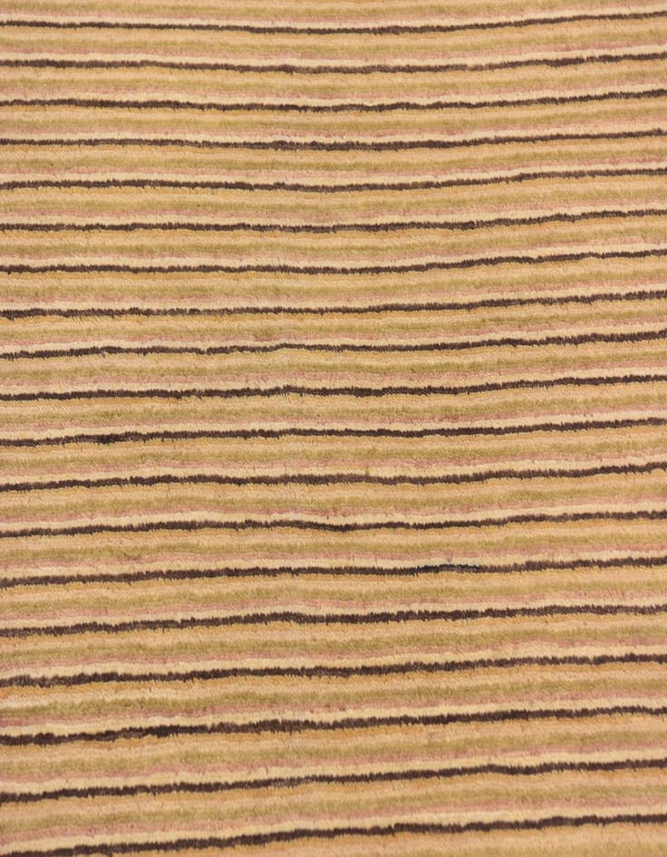 Detail image of  4' 1 x 6' 1  Hand Knotted Modern Ziegler Wool Rug