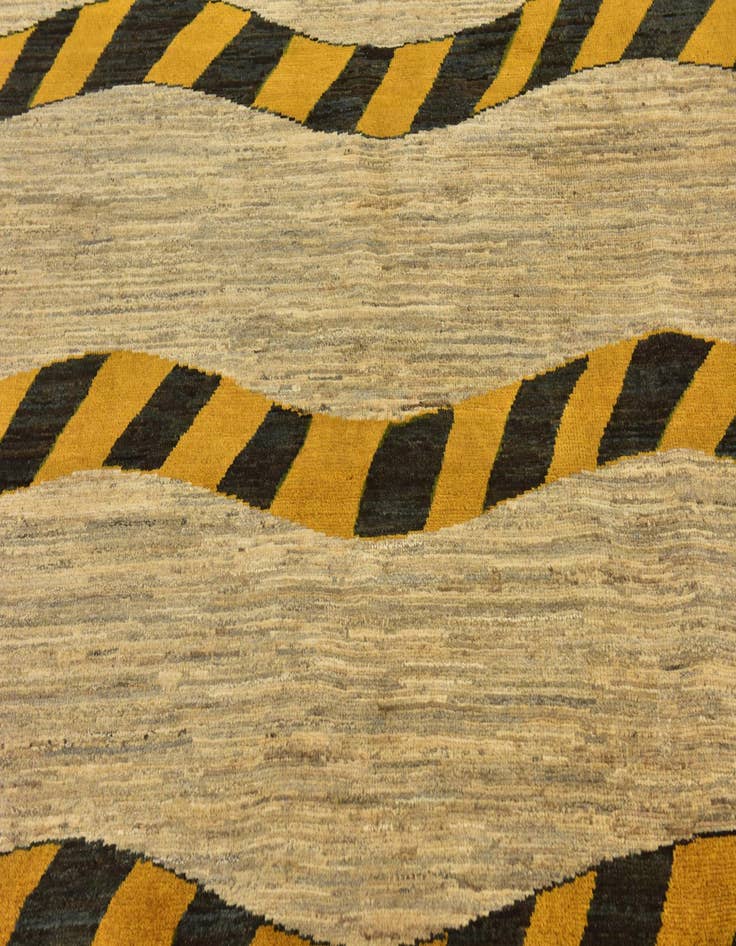 Detail image of  5' x 6' 8  Hand Knotted Modern Ziegler Rug