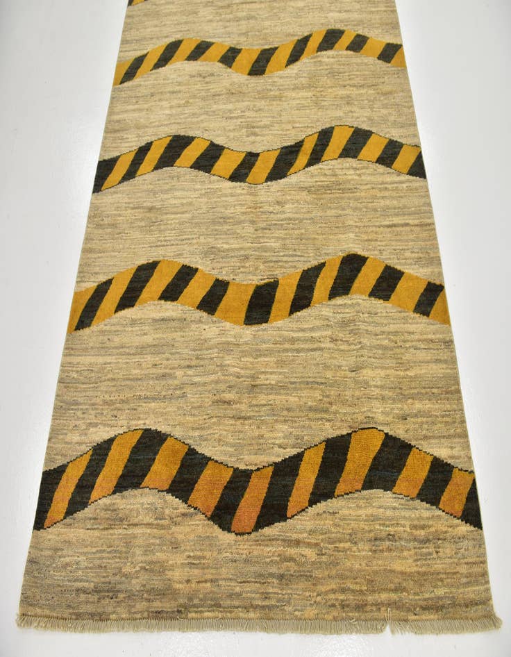 Detail image of  5' x 6' 8  Hand Knotted Modern Ziegler Rug