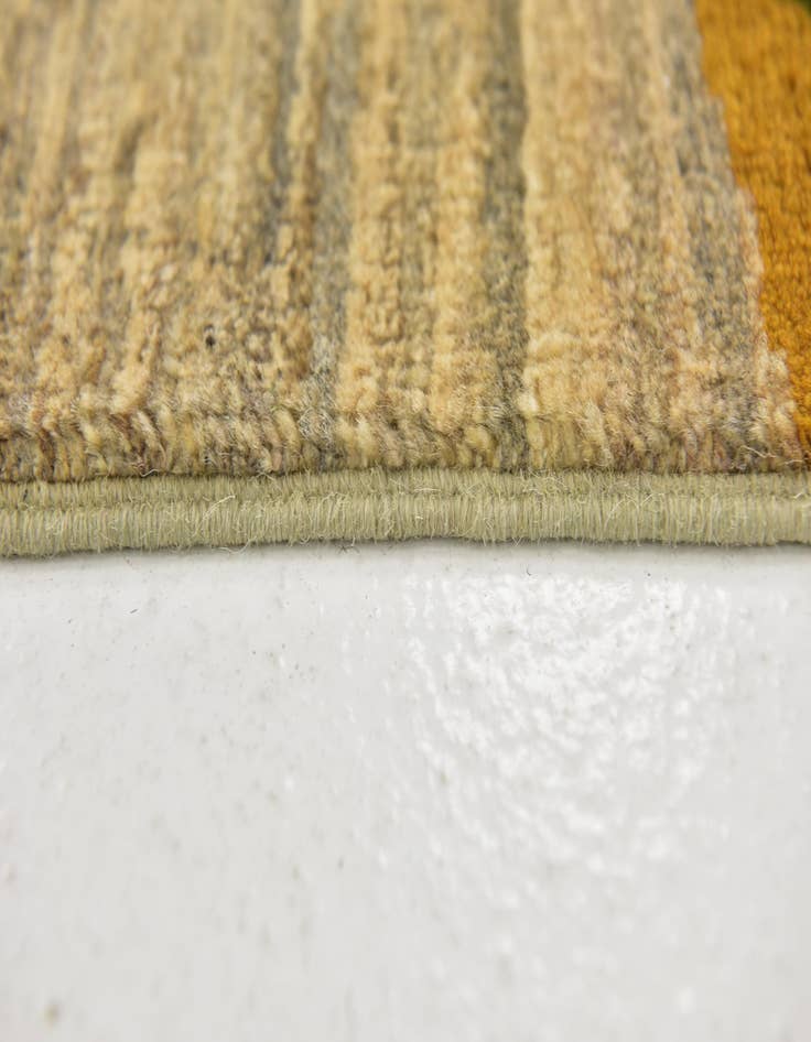 Detail image of  5' x 6' 8  Hand Knotted Modern Ziegler Rug