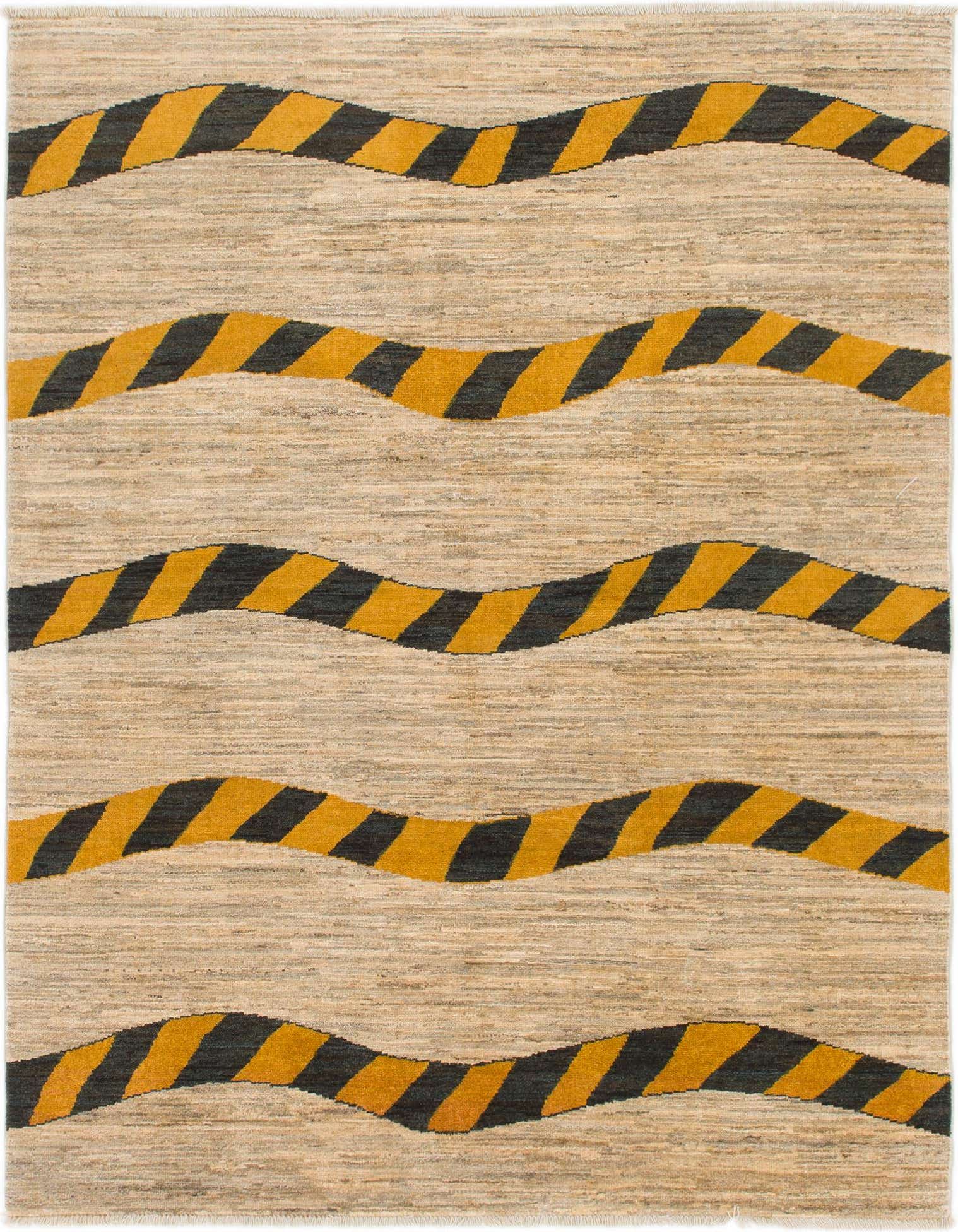 Primary image  5' x 6' 8  Hand Knotted Modern Ziegler Rug