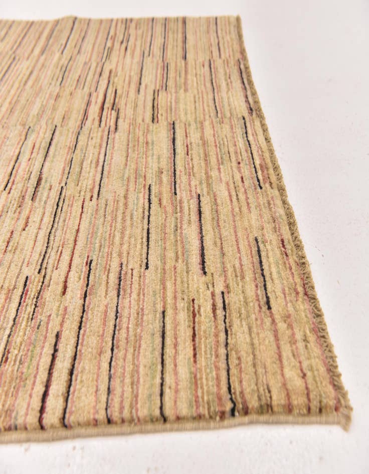 Detail image of  3' 9 x 5' 10  Hand Knotted Modern Ziegler Rug