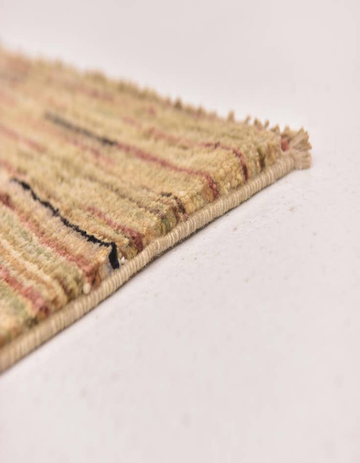 Detail image of  3' 9 x 5' 10  Hand Knotted Modern Ziegler Rug