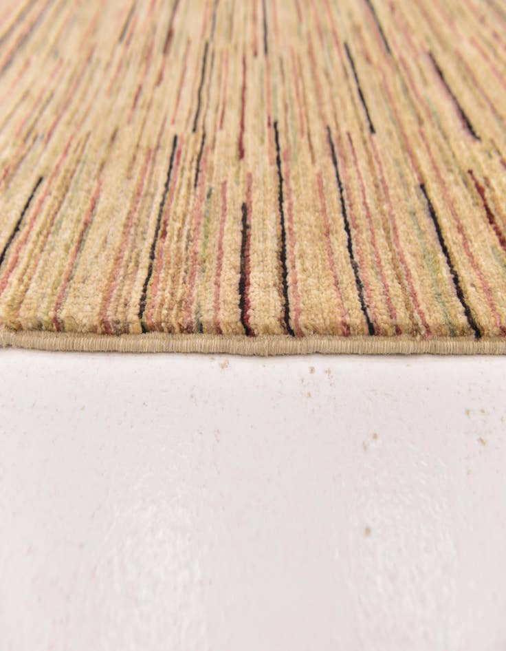 Detail image of  3' 9 x 5' 10  Hand Knotted Modern Ziegler Rug