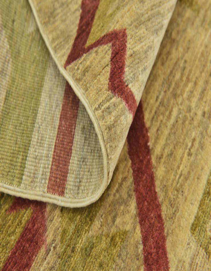 Detail image of  5' 8 x 7' 10  Hand Knotted Modern Ziegler Rug
