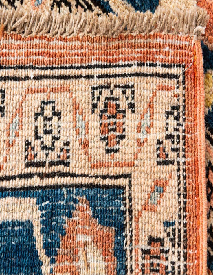 Detail image of  4' 10 x 6' 6  Hand Knotted Modern Ziegler Wool Rug