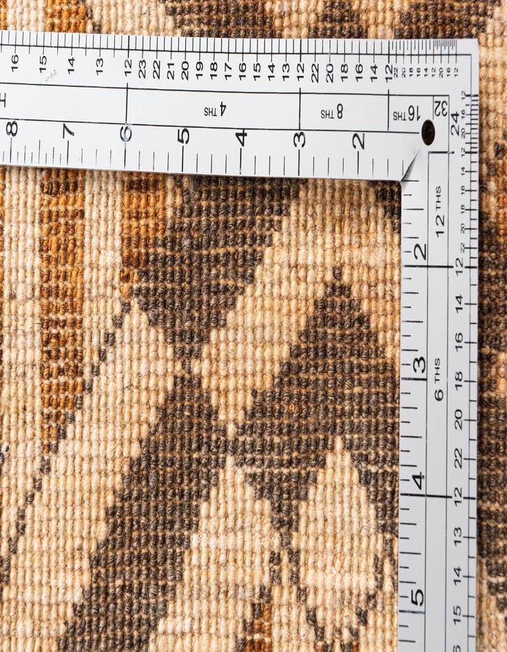 Detail image of  5' x 6' 7  Hand Knotted Modern Ziegler Wool Rug