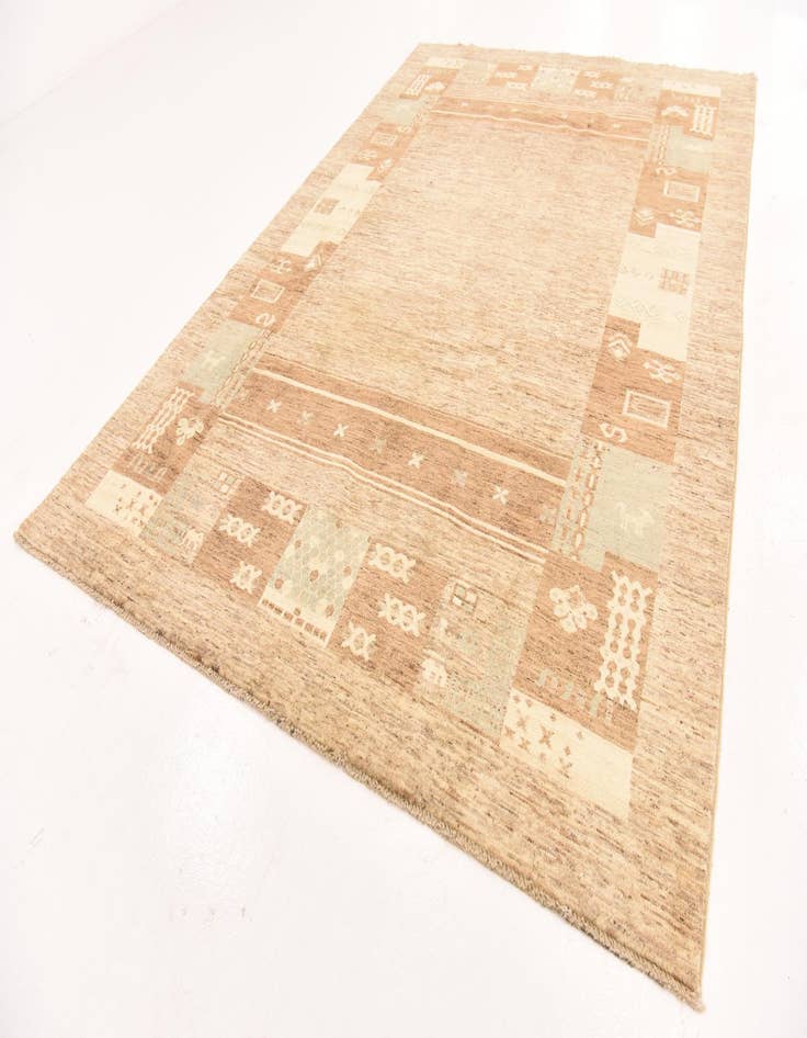 Detail image of  6' 7 x 9' 9  Hand Knotted Modern Ziegler Rug