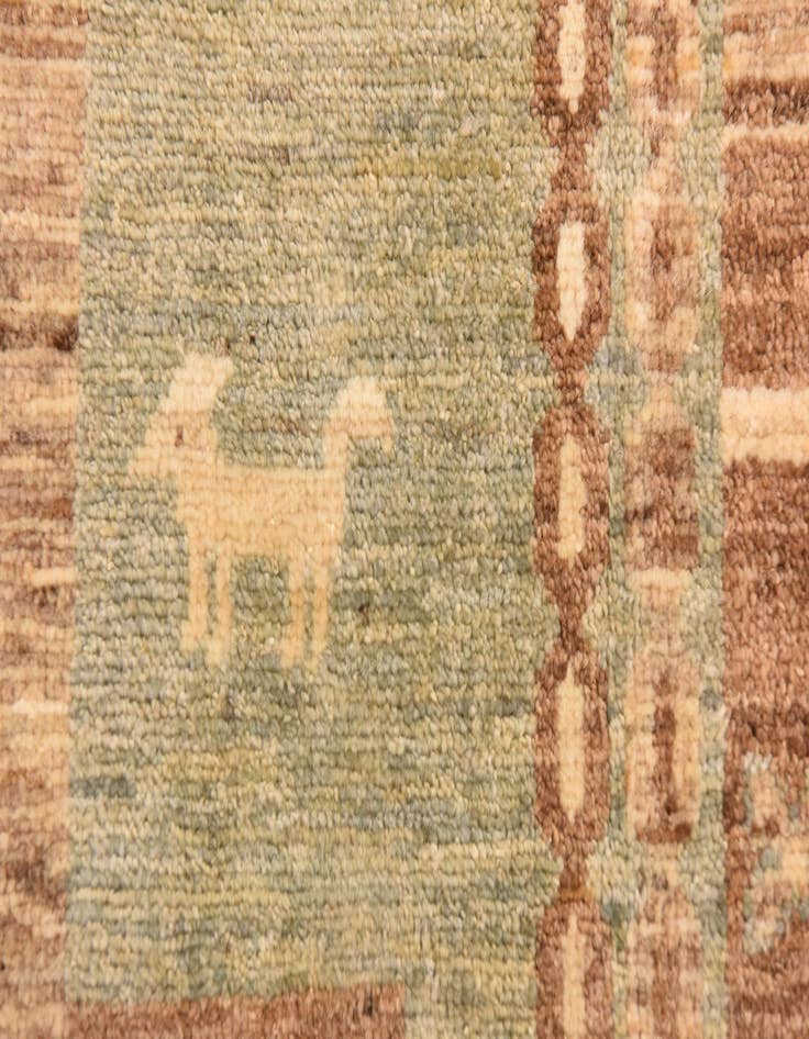 Detail image of  6' 7 x 9' 9  Hand Knotted Modern Ziegler Rug