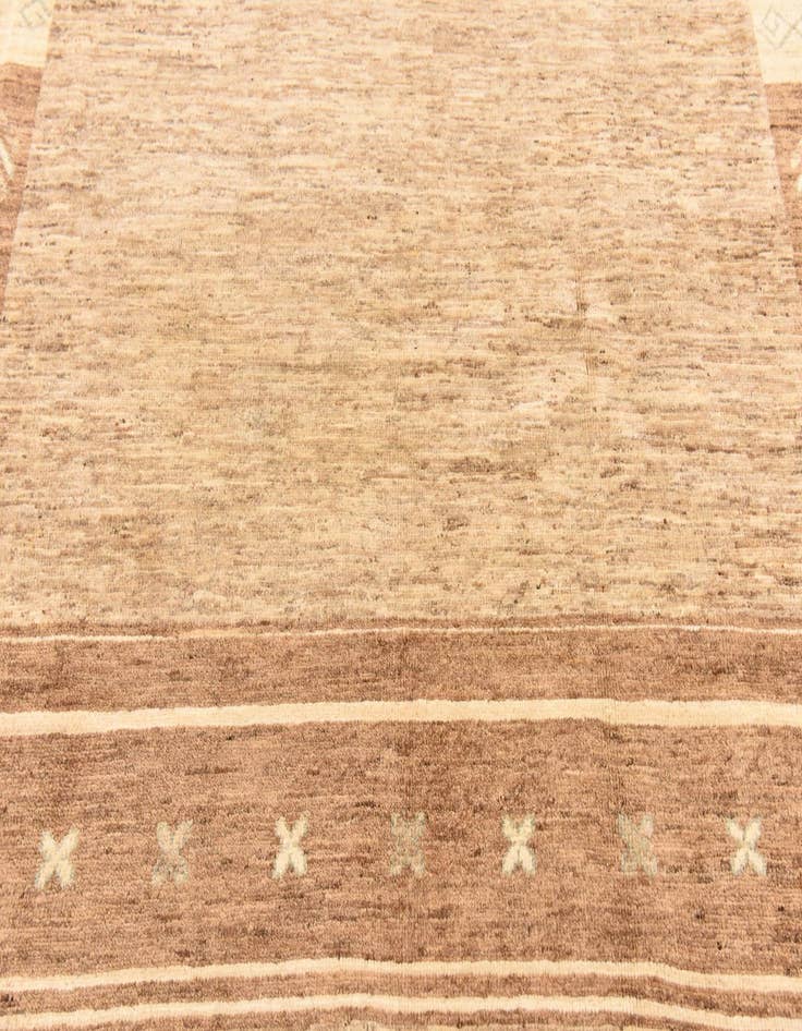 Detail image of  6' 7 x 9' 9  Hand Knotted Modern Ziegler Rug