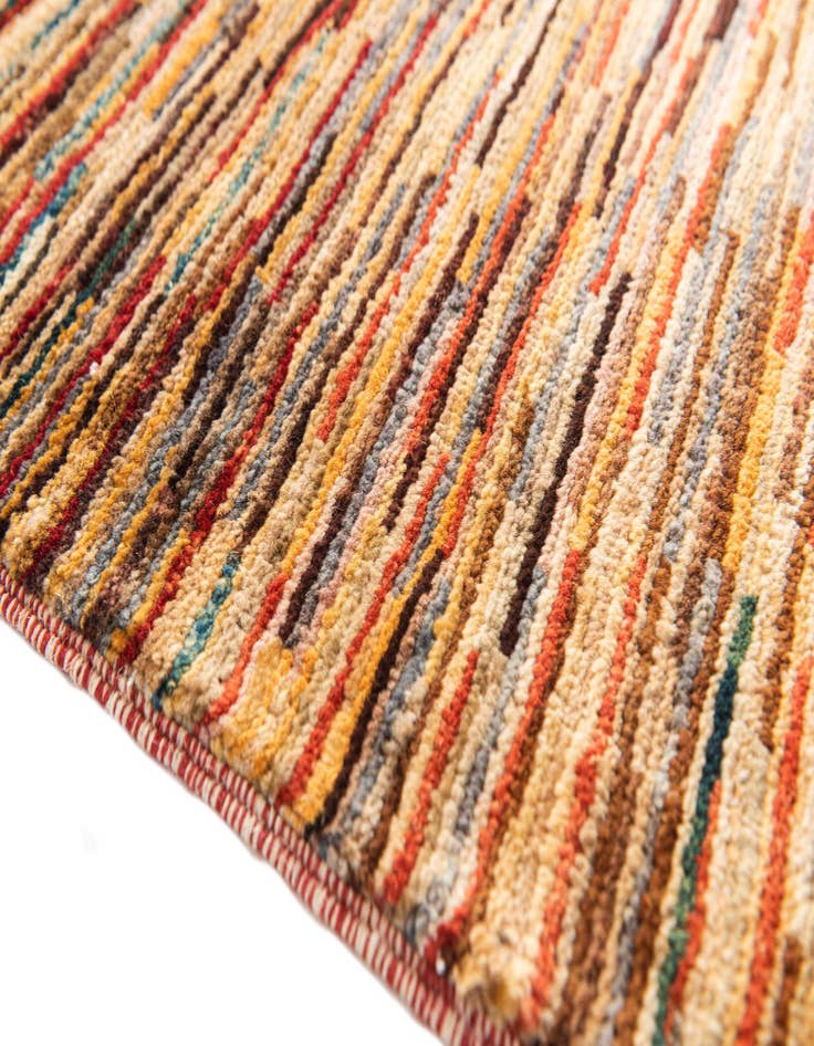 Detail image of  5' 3 x 6' 7  Hand Knotted Modern Ziegler Rug