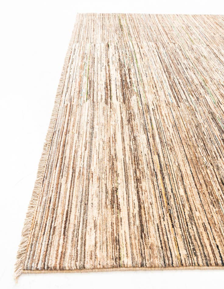 Detail image of  6' 7 x 9' 7  Hand Knotted Modern Ziegler Rug