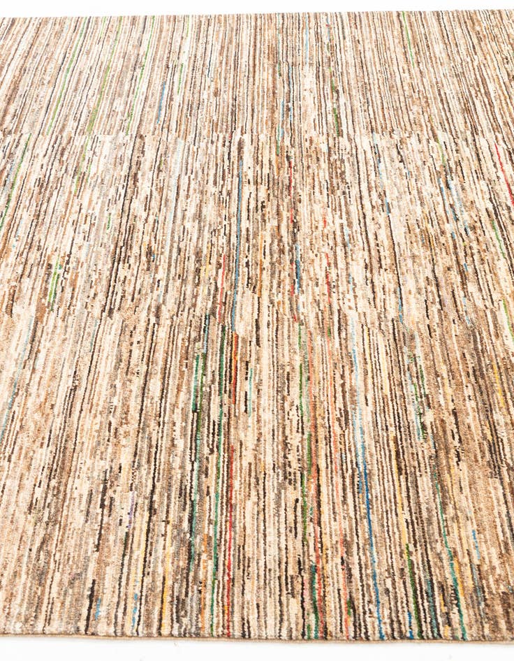 Detail image of  6' 7 x 9' 7  Hand Knotted Modern Ziegler Rug