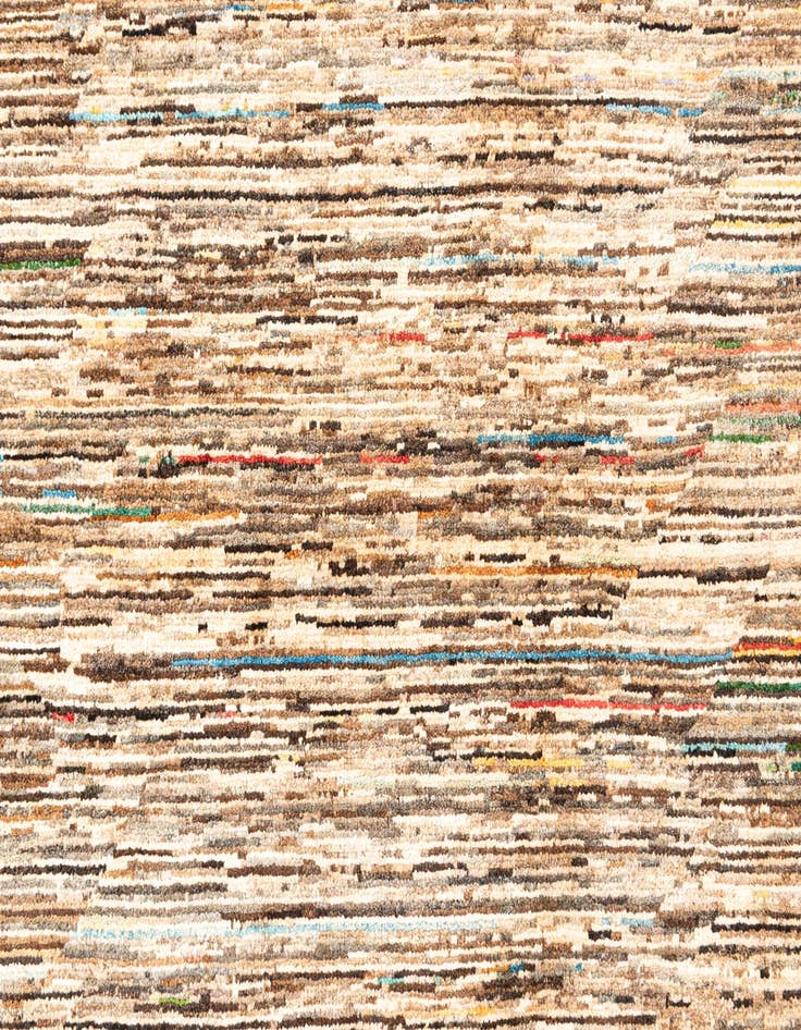 Detail image of  6' 7 x 9' 7  Hand Knotted Modern Ziegler Rug