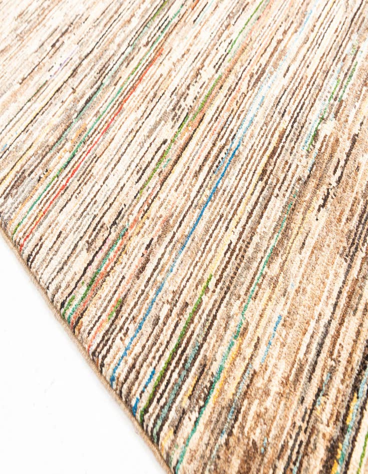 Detail image of  6' 7 x 9' 7  Hand Knotted Modern Ziegler Rug