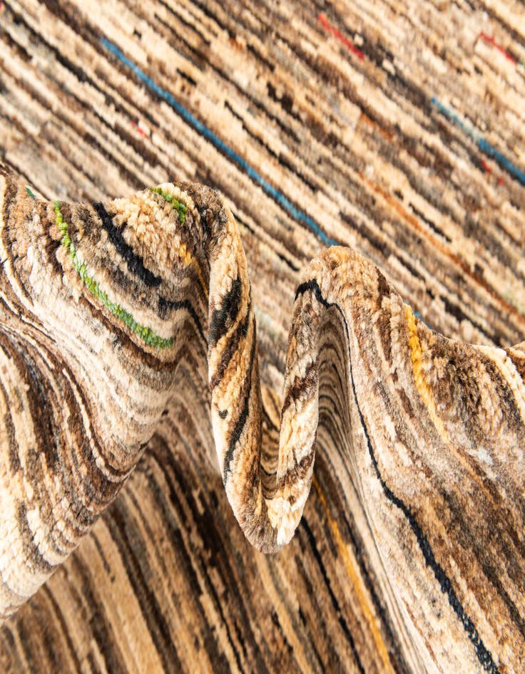 Detail image of  6' 7 x 9' 7  Hand Knotted Modern Ziegler Rug