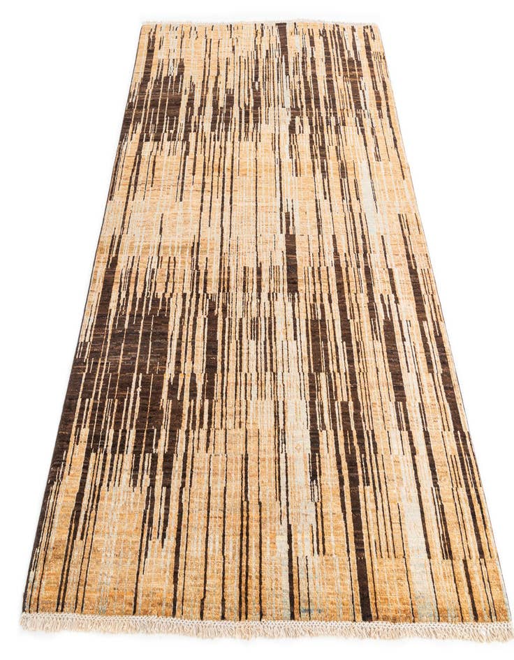 Detail image of  4' 8 x 6' 6  Hand Knotted Modern Ziegler Wool Rug