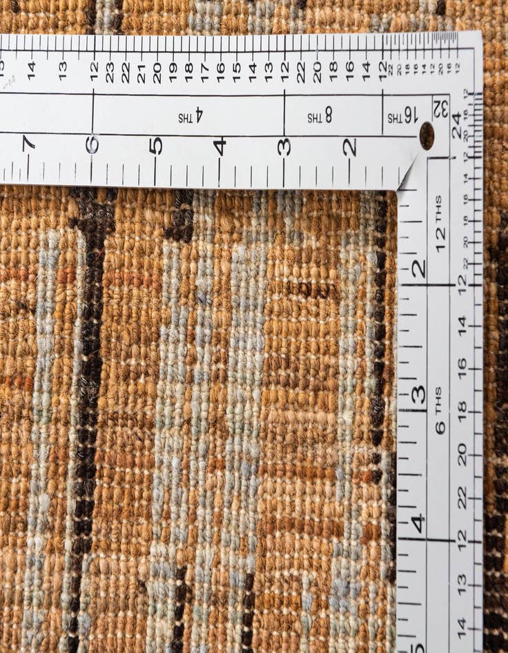 Detail image of  4' 8 x 6' 6  Hand Knotted Modern Ziegler Wool Rug