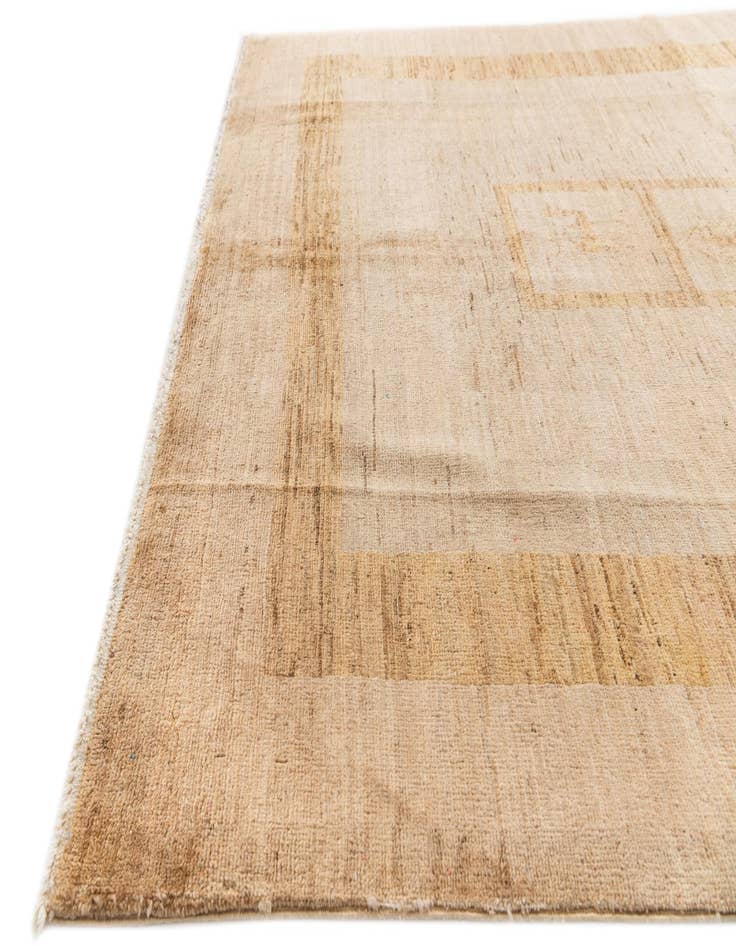 Detail image of  4' 6 x 6' 6  Hand Knotted Modern Ziegler Rug