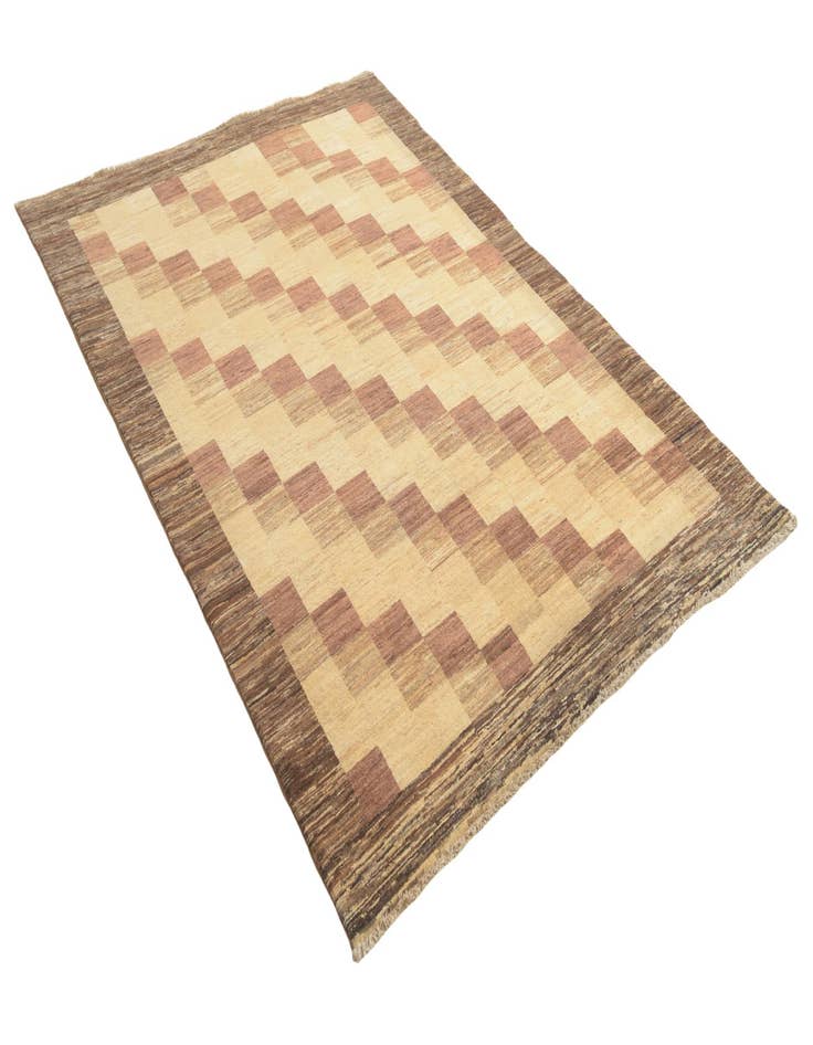 Detail image of  5' 6 x 7' 7  Hand Knotted Modern Ziegler Oriental Rug