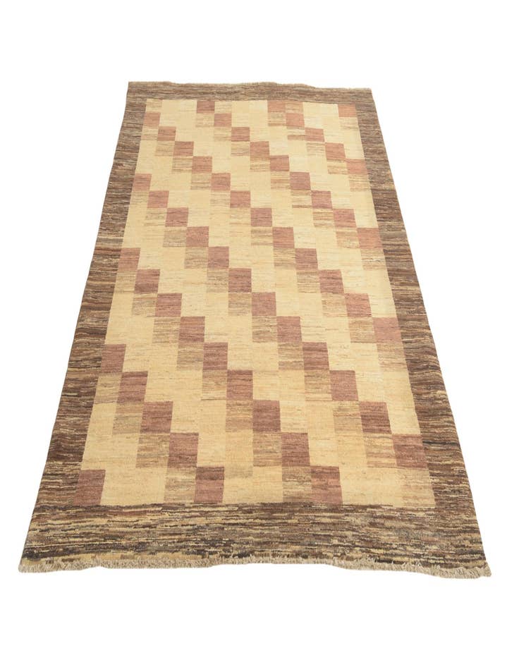 Detail image of  5' 6 x 7' 7  Hand Knotted Modern Ziegler Oriental Rug