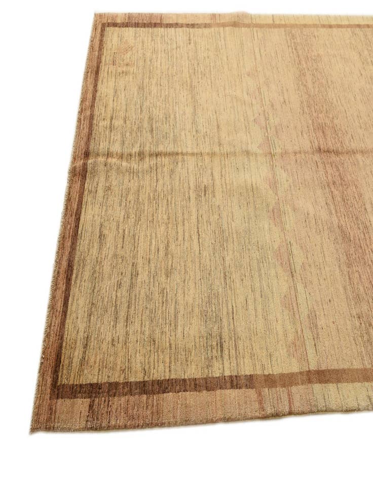 Detail image of  5' 6 x 7' 6  Hand Knotted Modern Ziegler Rug