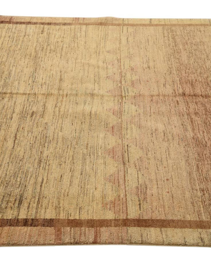 Detail image of  5' 6 x 7' 6  Hand Knotted Modern Ziegler Rug