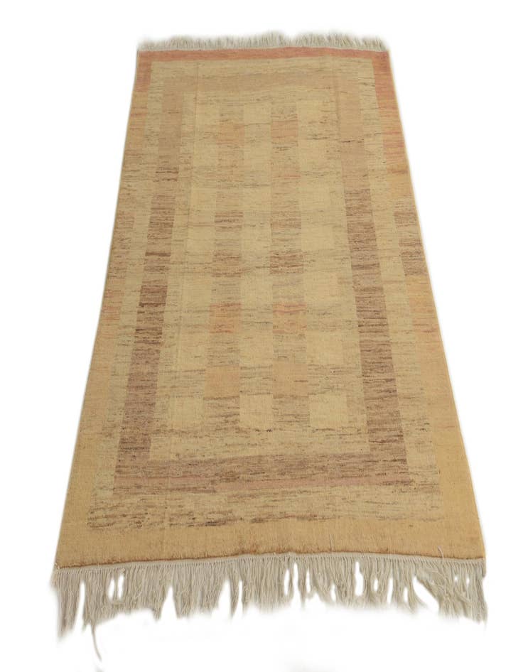 Detail image of  4' x 6'  Hand Knotted Modern Ziegler Rug