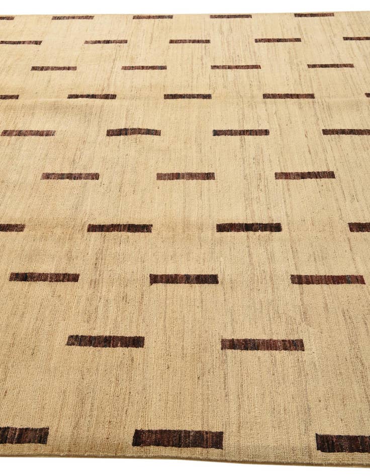 Detail image of  6' 10 x 9' 6  Hand Knotted Modern Ziegler Rug