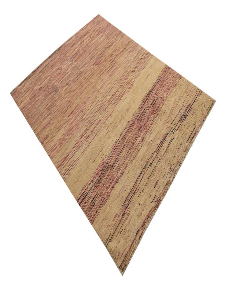 Detail image of  4' 10 x 6' 5  Hand Knotted Modern Ziegler Wool Rug