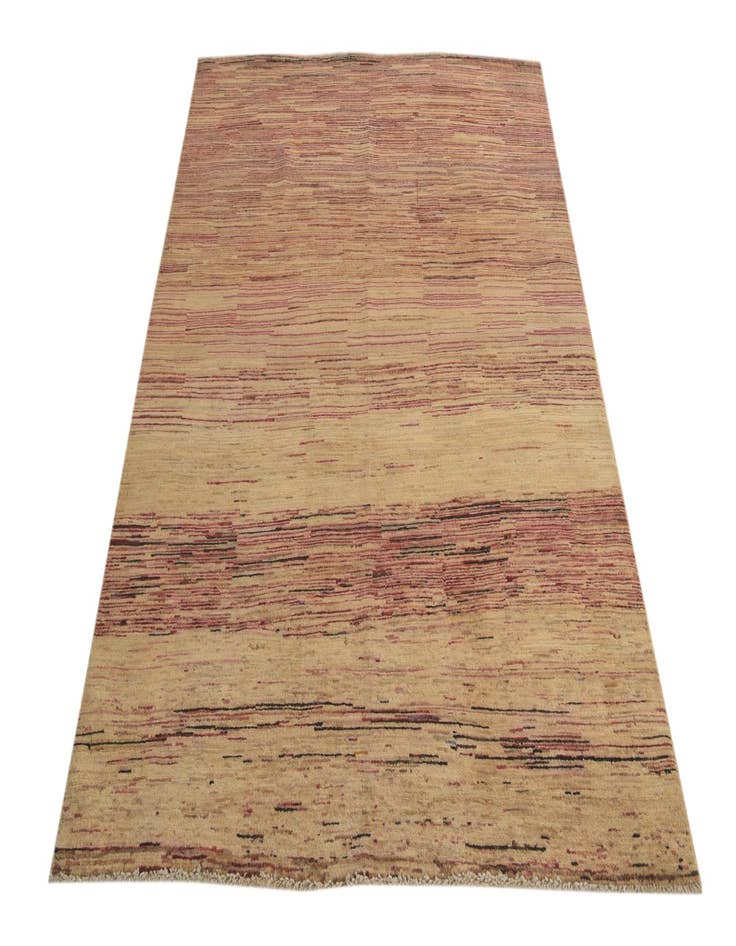 Detail image of  4' 10 x 6' 5  Hand Knotted Modern Ziegler Wool Rug