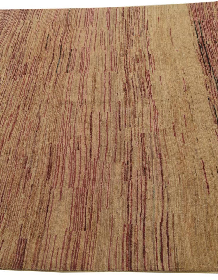 Detail image of  4' 10 x 6' 5  Hand Knotted Modern Ziegler Wool Rug