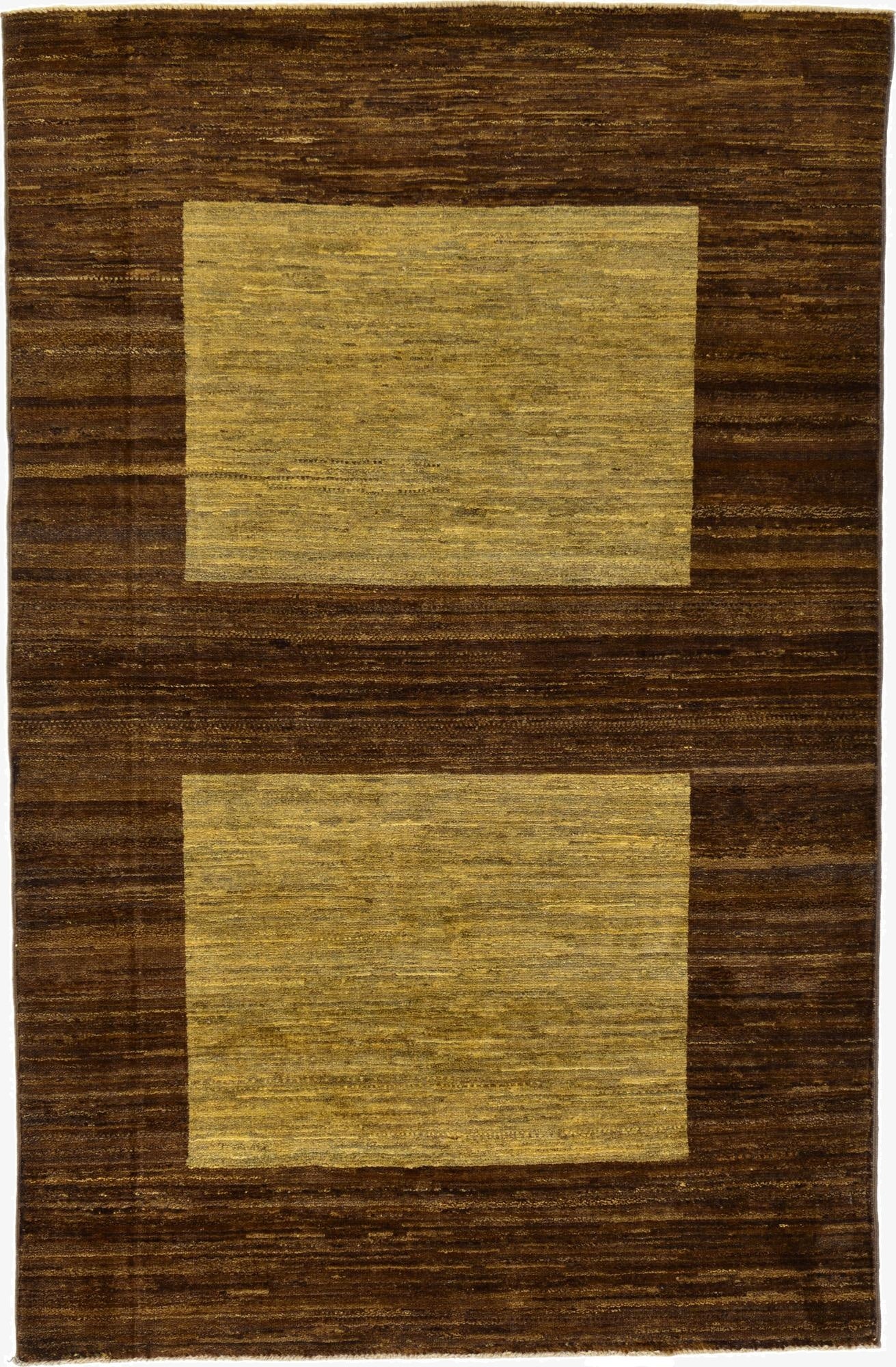  3' 10 x 5' 9  Hand Knotted Modern Ziegler Oriental Rug