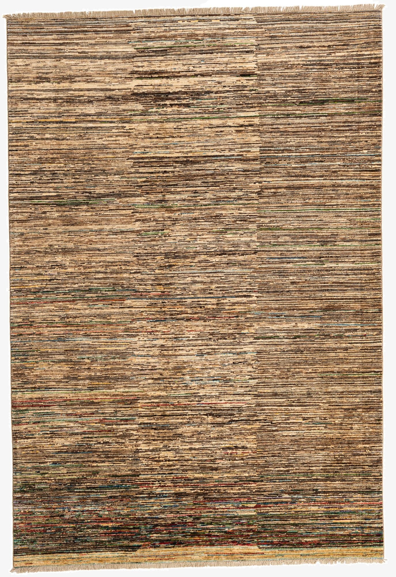  6' 7 x 9' 7  Hand Knotted Modern Ziegler Rug
