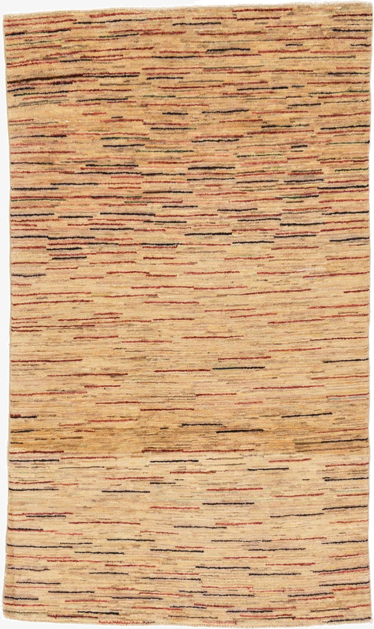  3' 7 x 6'  Hand Knotted Modern Ziegler Oriental Rug