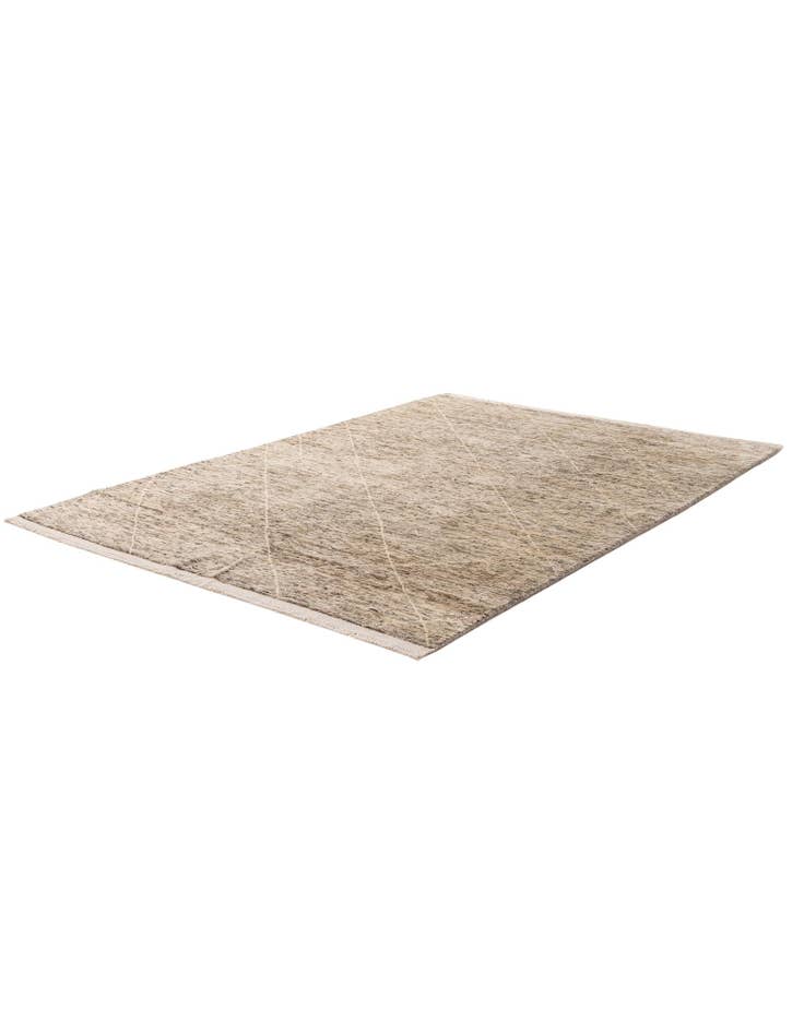 Detail image of  5' 6 x 7' 9  Hand Knotted Moroccan Wool Rug