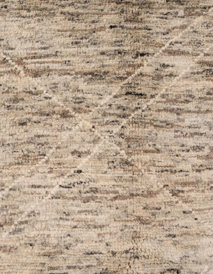 Detail image of  5' 6 x 7' 9  Hand Knotted Moroccan Wool Rug