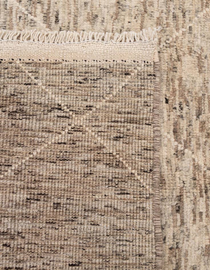 Detail image of  5' 6 x 7' 9  Hand Knotted Moroccan Wool Rug