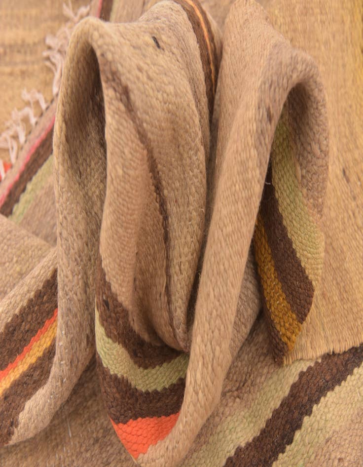 Detail image of  5' 10 x 9' 7  Hand Knotted Moroccan Wool Rug