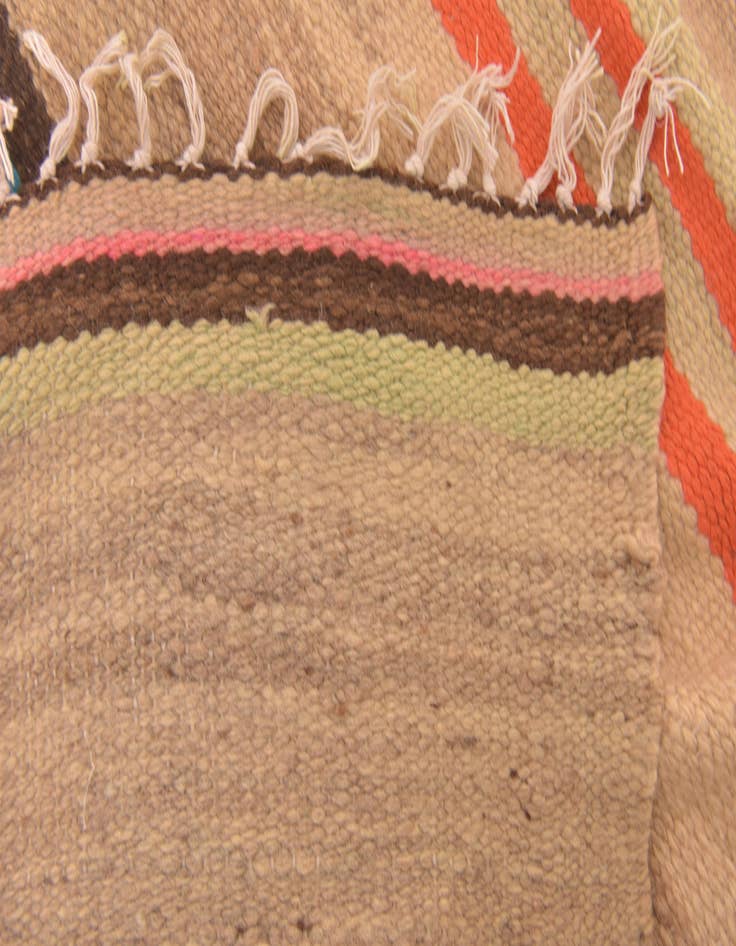 Detail image of  5' 10 x 9' 7  Hand Knotted Moroccan Wool Rug