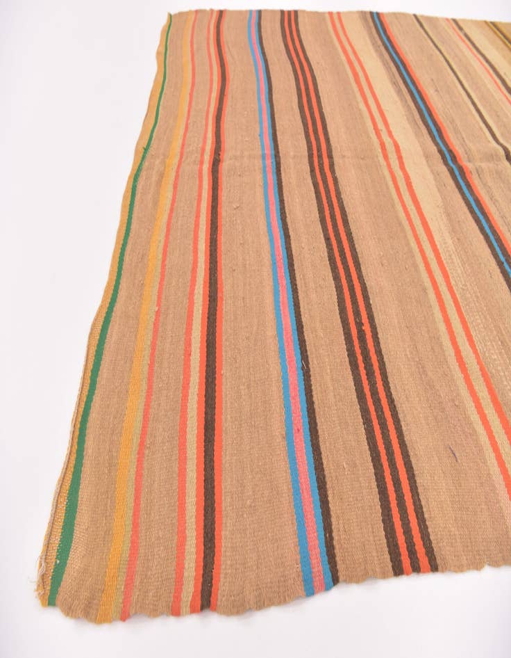 Detail image of  5' 10 x 9' 7  Hand Knotted Moroccan Wool Rug