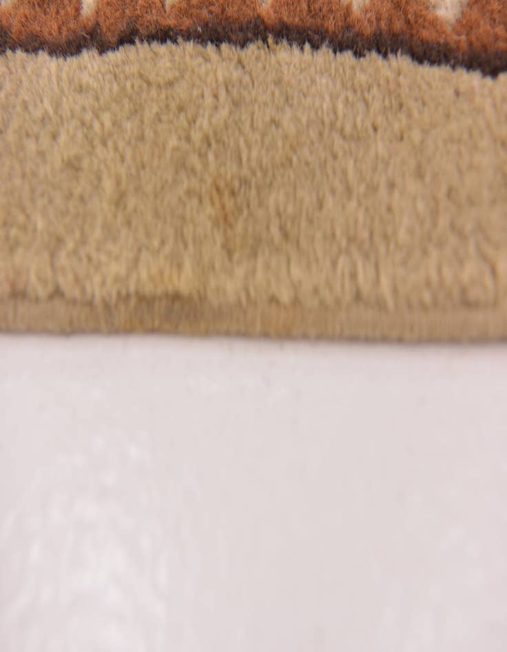 Detail image of  4' 10 x 8' 2  Hand Knotted Moroccan Oriental Wool Rug