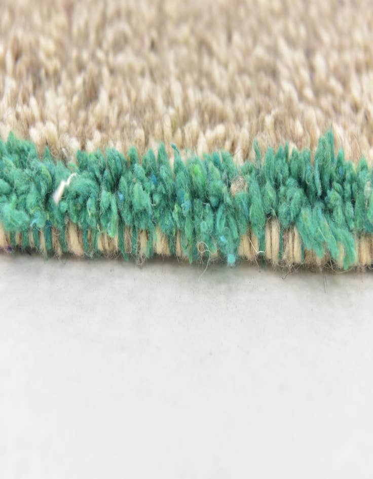 Detail image of  3' 6 x 5'  Hand Knotted Moroccan Wool Rug