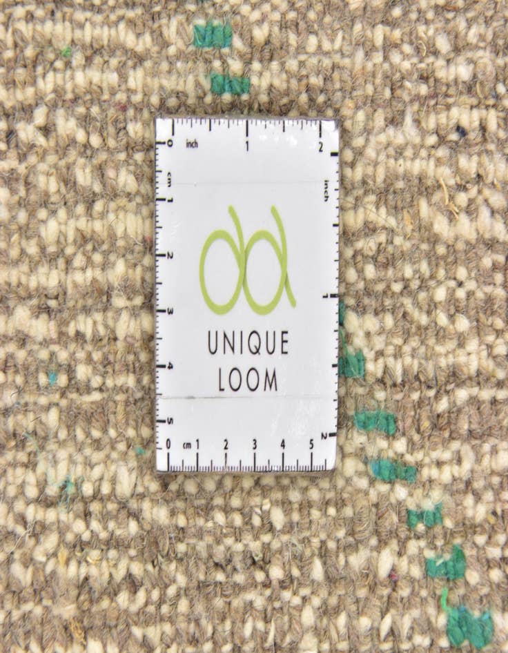 Detail image of  3' 6 x 5'  Hand Knotted Moroccan Wool Rug