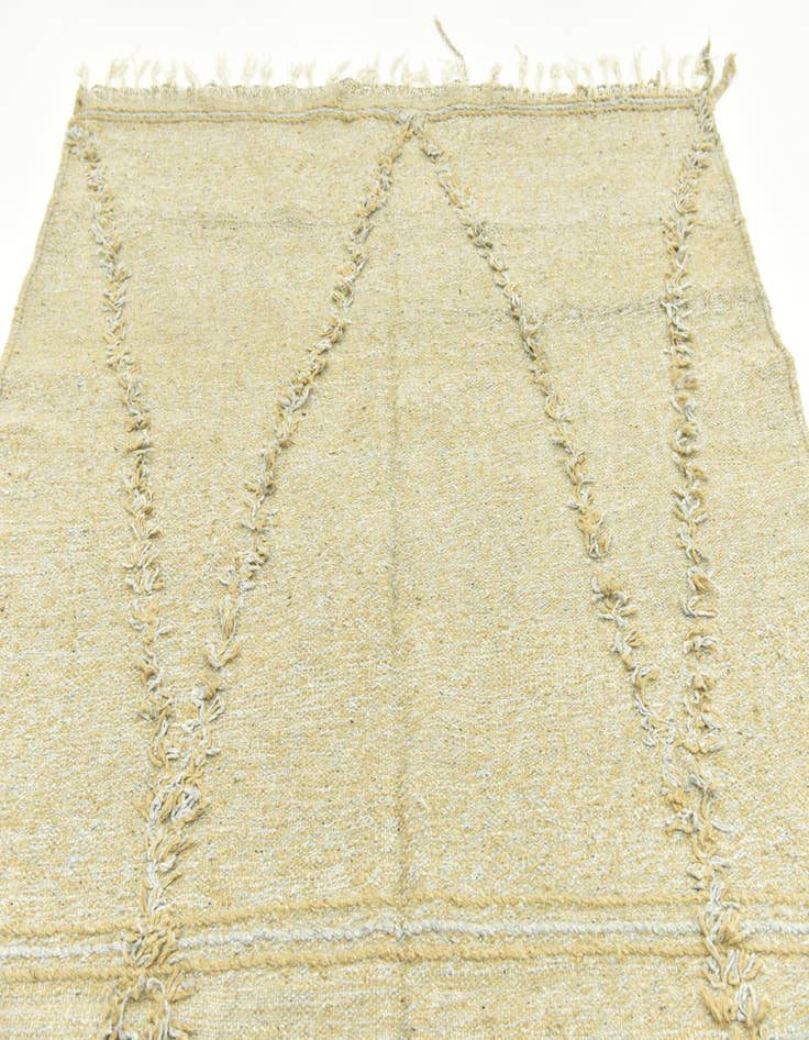 Detail image of  5' 1 x 8' 10  Hand Knotted Moroccan Wool Rug