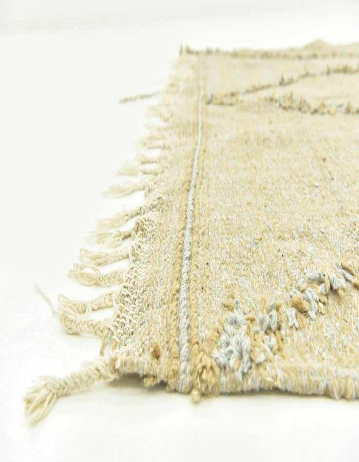 Detail image of  5' 1 x 8' 10  Hand Knotted Moroccan Wool Rug