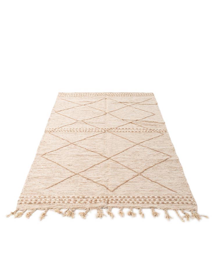 Detail image of  5' x 8' 3  Hand Knotted Moroccan Wool Rug