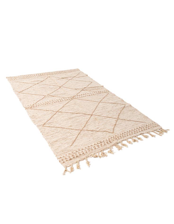 Detail image of  5' x 8' 3  Hand Knotted Moroccan Wool Rug