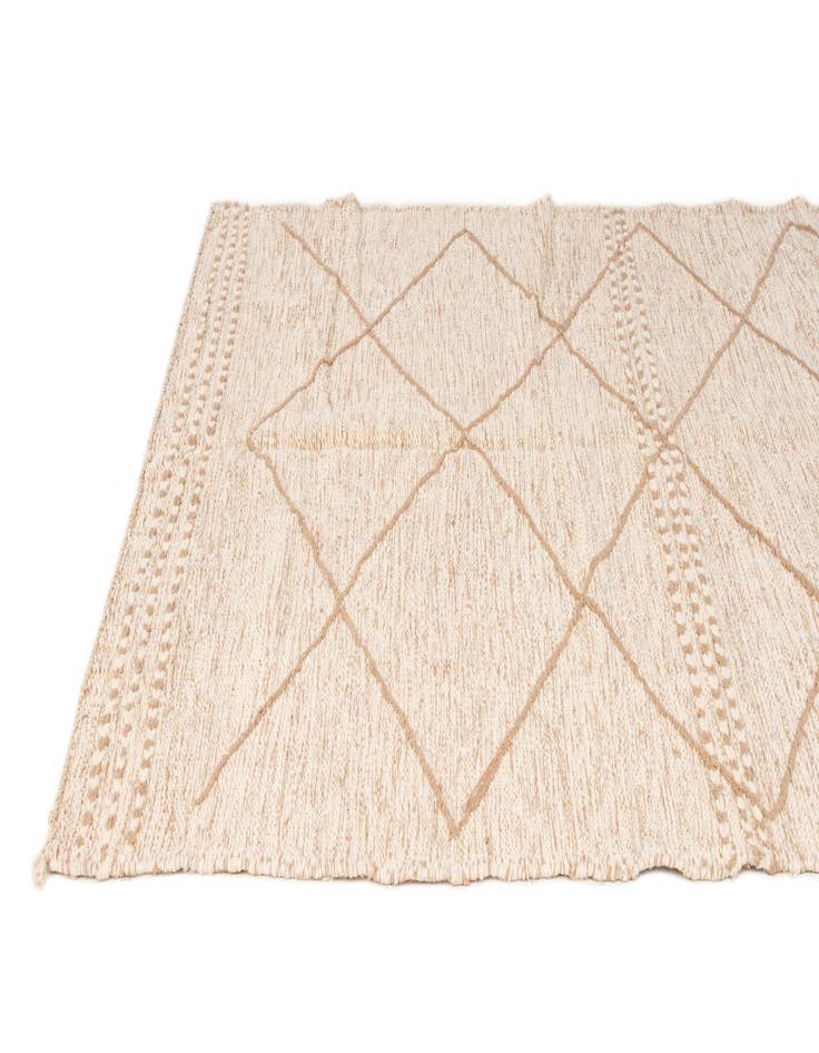 Detail image of  5' x 8' 3  Hand Knotted Moroccan Wool Rug