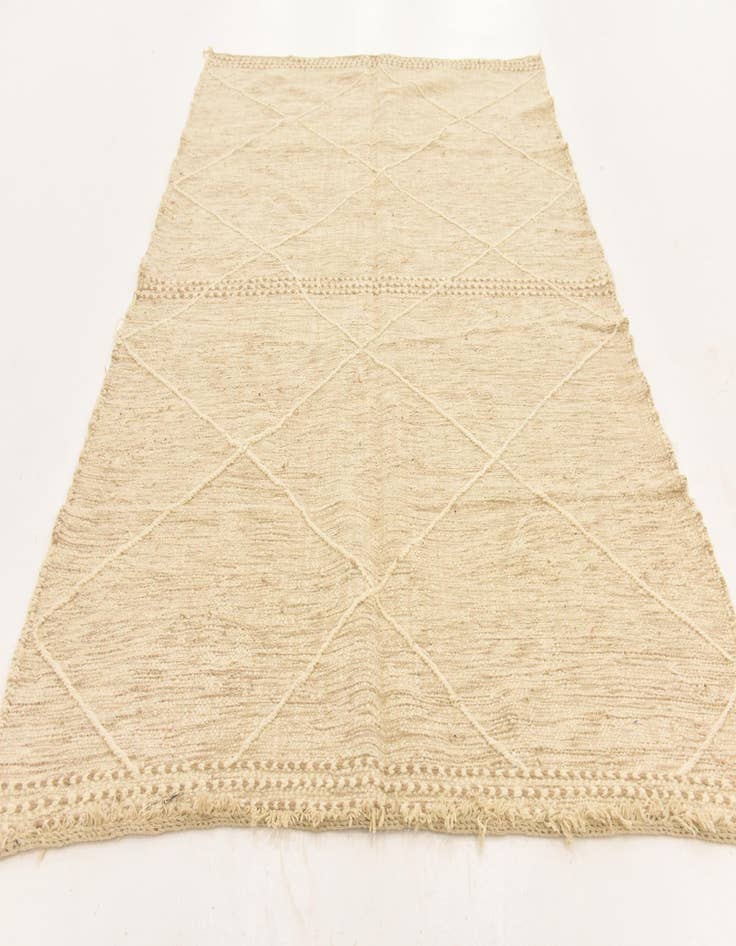 Detail image of  6' 6 x 9' 7  Hand Knotted Moroccan Wool Rug